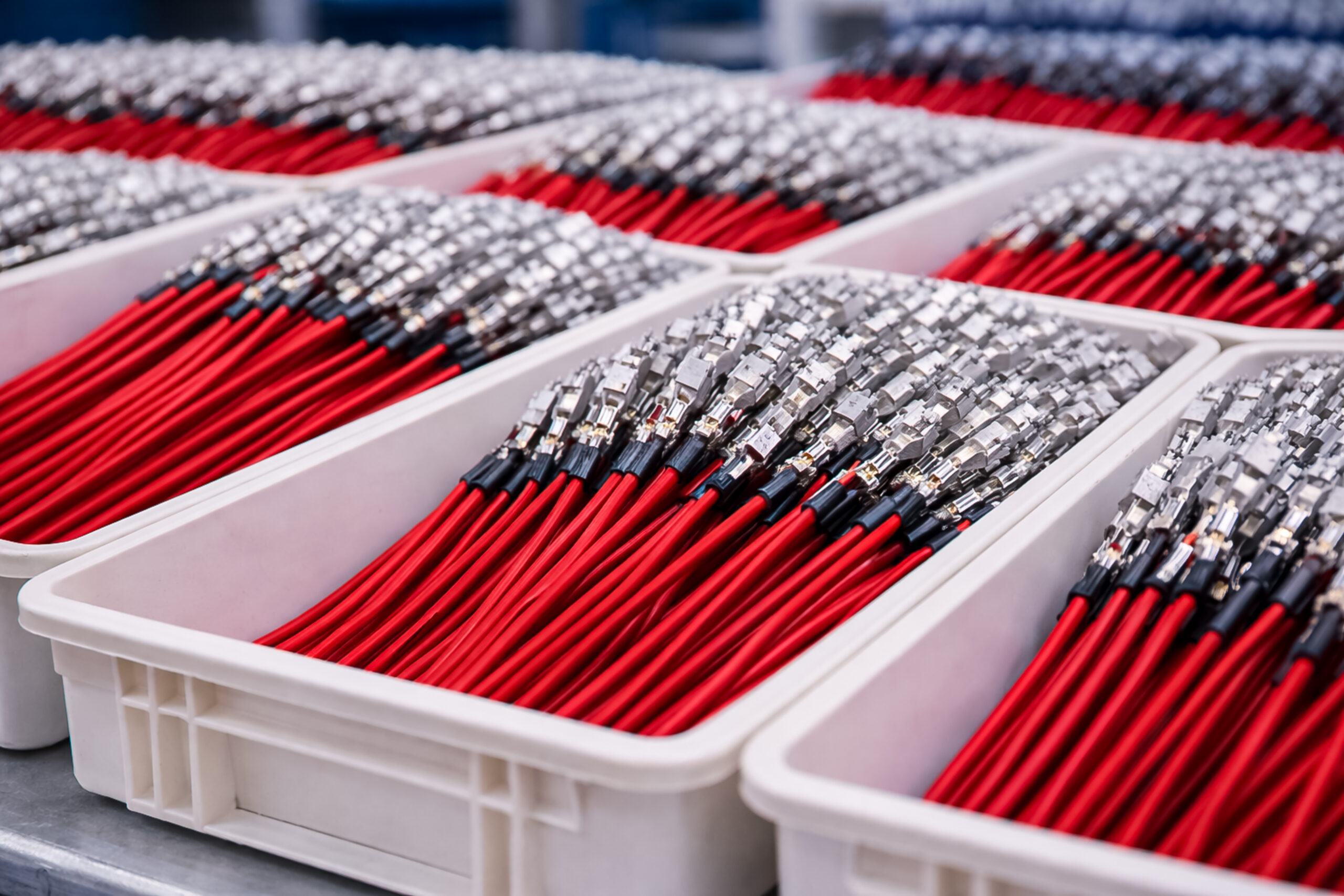 Cable Page - Location BODY TOP - red-electrical-wires-with-connectors-industrial-crates